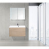 База под раковину BELBAGNO REGINA-900-2C-SO-RB-BLUM подвесная с двумя выкатными ящиками с механизмами PUSH (BLUM), Rosso Basalto, 900x450x500