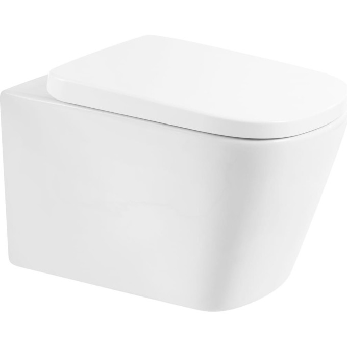 Подвесной безободковый унитаз BELBAGNO ALBANO BB120CHR